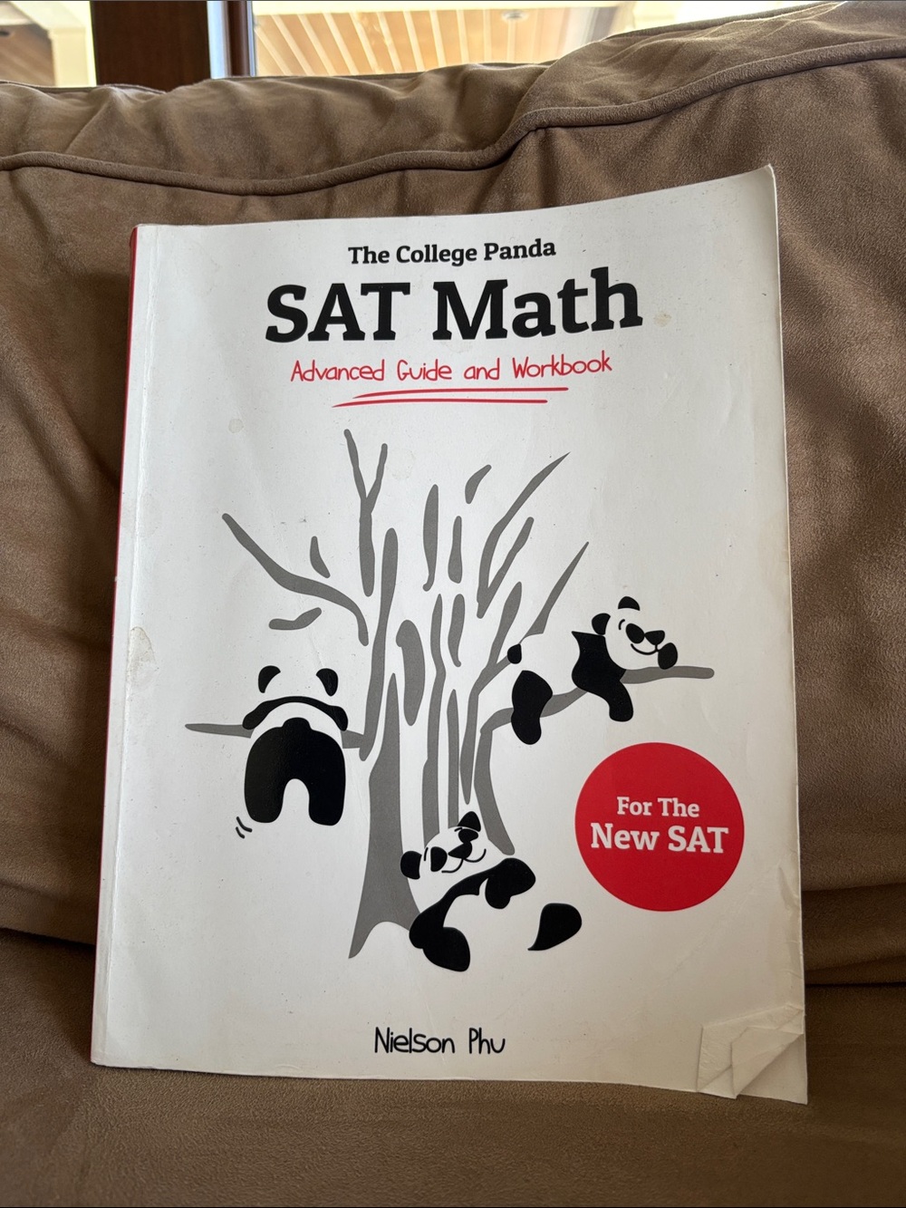 The College Panda SAT Math Advanced Guide and Workbook - White & Red Cover